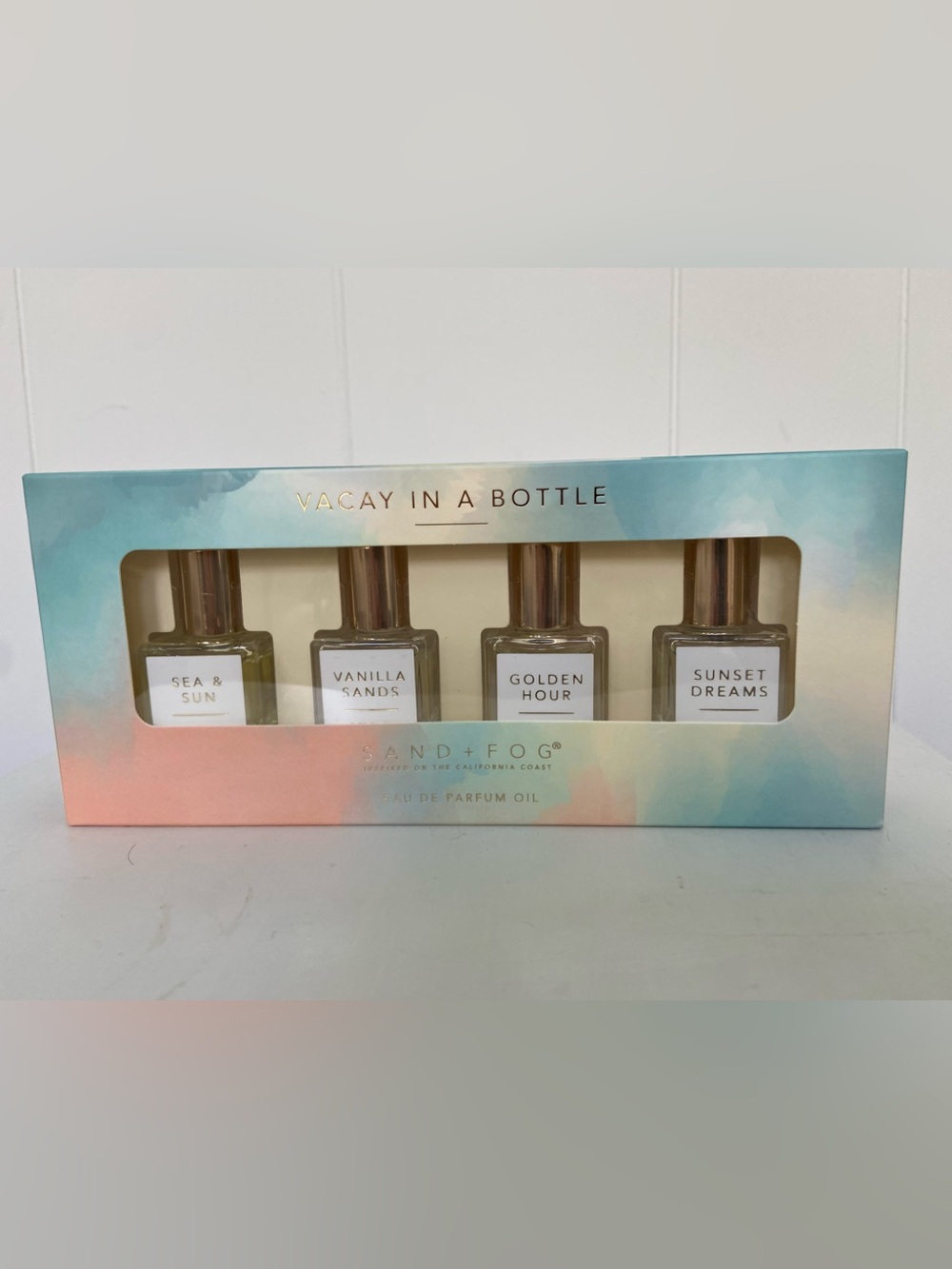 Sand + Fog 'Vacay in a Bottle' Mini Oil Set. New